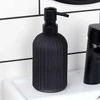 Muilo dozatoriaus stiklas juodas 400 ml