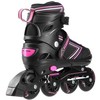 NA11002 Juodas/PURPURINĖS DYDIS. M (35-38) NILS EXTREME INLINE pačiūžos