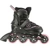 NA11008 Juodas-RAUSVAS DYDIS. M (35-38) NILS EXTREME INLINE pačiūžos