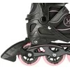 NA11008 Juodas-RAUSVAS DYDIS. M (35-38) NILS EXTREME INLINE pačiūžos