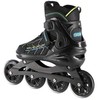 NA1128 Juodas-LIME DYDIS. L(39-42) NILS EXTREME INLINE RIEDŽIAI