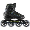 NA1128 Juodas-LIME DYDIS. L(39-42) NILS EXTREME INLINE RIEDŽIAI