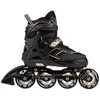 NA14174 JUODOS IR SEMĖS spalvos DYDIS. M (35-38) NILS EXTREME INLINE pačiūžos