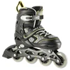 NA14198 Juodas-GELTONAS DYDIS. S (31-34) NILS EXTREME INLINE pačiūžos