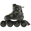 NA19088 JUODAI ŽALIAI DYDIS. L (39-42) NILS EXTREME INLINE pačiūžos
