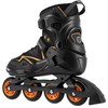 NA9022 JUODOS/ORANŽINĖS 40 DYDŽIO NILS EXTREME INLINE pačiūžos
