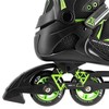 NA9022 JUODOS/ŽALIOS 38 DYDŽIO NILS EXTREME INLINE pačiūžos