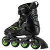 NA9022 JUODOS/ŽALIOS 40 DYDŽIO NILS EXTREME INLINE pačiūžos