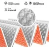 NC17103 SULANKSTAMAS TURISTINIS MIEGIMO KILIMAS SU ALIUMINIU PAPILDYMU + XPE 195 CM ORANŽINĖS NILS CAMP