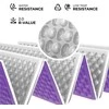 NC17103 SULANKSTAMAS TURISTINIS MIEGIMO KILIMAS SU ALIUMINIU PAPILDYMU + XPE 195 CM PURPLE NILS CAMP
