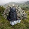 NC17103 SULANKSTAMAS TURISTINIS MIEGIMO KILIMAS SU ALIUMINIU PAPILDYMU + XPE 195 CM Juodas NILS CAMP
