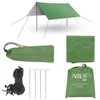 NC17107 TARP KEMPINGO AUDA 300X300 CM Žalias NILS CAMP
