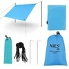 NC17111 TARP stovyklavimo audinys 230x140 CM Mėlynas NILS CAMP