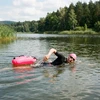 NC1772 Pripučiamas plaukimo plūduras 28 l rožinis NILS CAMP