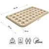 NC2802 PRIPUKIMAS TURISTINIS ČIUŽINIS 191X137X22 CM BEIGE NILS CAMP