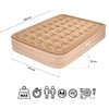 NC2808 DVIGUBAS KARALIAUS DYDŽIO ČIUŽINIS BEIGE + ELEKTRINIS SIurblys NILS CAMP