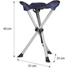 NC3008 Mėlynas TOURIST STOOL NILS CAMP