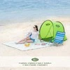 NC3173 PAŠAKIŲ PASISTATYMAS PAPLŪDŽIO PALAPINĖ Žalias FLOR NILS CAMP