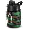 Gertuvė NC4106 SULANKSTAMAS SILIKONINIS BUTELIS 500ml ŽALI NILAI
