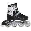 NH10905 4in1 Juodas DYDIS. L(39-42) INLINE PAČIŪRĖS SU MATMENYS. THE NILS EXTREME HOCKEY SKY