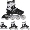 NH10905 4in1 Juodas DYDIS. S(31-34) INLINE PAČIŪRĖS SU MATMENYS. NILS EXTREME HOCKEY RAIL