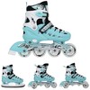 NH10905 4in1 MINT DYDIS. M(35-38) INLINE RIUDŽIAI SU MATMENYS. THE NILS EXTREME HOCKEY SKY