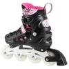 NH10905 4in1 rožinis LED DYDIS. L(39-42) INLINE RIUDŽIAI SU MATMENYS. NILS EXTREME HOCKEY RAIL