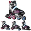 NH18190A 4in1 BRAVE INLINE RIEDŽIAI, RAUDŽIO ​​DYDŽIO. L(39-43) SU MATMENYS. PŁ. NILS EXTREME HOKI