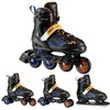 NH18190A 4in1 BRAVE INLINE RIUDŽIAI MĖLYNAS ORANŽINĖS DYDŽIO. L(39-43) SU MATMENYS. PŁ. NILS EXTREME HOKI