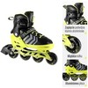 NH18192 4in1 JUODAI ŽALIAI DYDŽIAI (34-38) INLINE RIUDŽIAI SU MATMENYS PŁ. FIGURINE NILS EXTREME