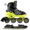 NH18192 4in1 JUODAI ŽALIAI DYDŽIO S(29-33) INLINE RIEDŽIAI SU MATMENYS. PŁ. FIGURINE NILS EXTREME