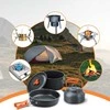 NOMAD turistinis rinkinys, virdulio, puodo ir keptuvės komplektas