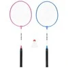 NRZ001 PLIENAS / BADMINTONO RINKINYS 2 REKETĖS + UŽDUOTĖS