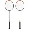NRZ005 PLIENAS / BADMINTONO RINKINYS 2 RAKETĖS + NILS dangtelis