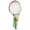 NRZ051 PLIENINIS / BADMINTONAS RINKINYS 2 RAKETĖS + SKRAUTĖS + KUMULIAI JAUNIEJI NILAI