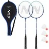 NRZ210 ALIUMINIO BADMINTONO RAKETĖS RINKINYS + 3 VEŽĖJIMAI + 1/2 NILS dangtelis