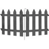 Palisade sodo tvora, grafito apvadas, komplekte 10 vnt. 30x30 cm
