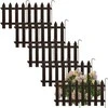 Palisade sodo tvora, ruda apvada, komplekte 10 vnt. 30x30 cm