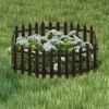 Palisade sodo tvora, ruda apvada, komplekte 10 vnt. 30x30 cm