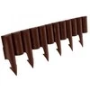Palisade sodo tvoros apvadas vejos lysvėms apvadas rudas 25 cm