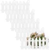 Palisade sodo tvoros baltų kraštinių apvadų rinkinys 10 vnt. 200 cm 20x15 cm