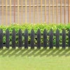 Palisade sodo tvoros grafito apvadų rinkinys 10 vnt. 200 cm 20x15 cm