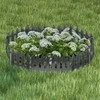Palisade sodo tvoros grafito apvadų rinkinys 10 vnt. 200 cm 20x15 cm