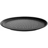 Picos keptuvės perforuotas lakštas su teflonine danga, juodas, 32 cm