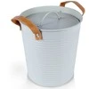 Pilkos spalvos metalinis ledo kibiras, 3,3 l