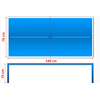 PING PONG MINI STALO TENISO STALAS