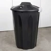 Plastikinė šiukšlių dėžė, juoda, 40 litrų
