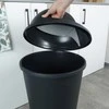Plastikinė šiukšlių dėžė, juoda, 47 litrai