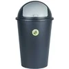 Plastikinė šiukšlių dėžė, juoda, 47 litrai
