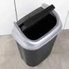 Plastikinė šiukšlių dėžė, juoda, 50 l